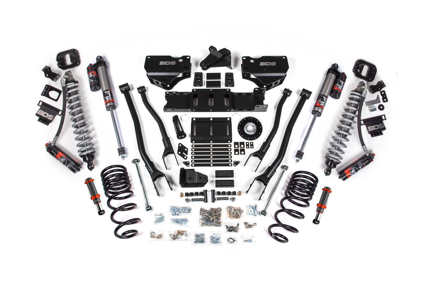 2025 Ram 2500 4WD (Diesel) 4 Inch 4-Link Lift Kit W/ Indexing Ring, 2.5 Inch Rear Lift, Coil Spring BDS Suspension-1