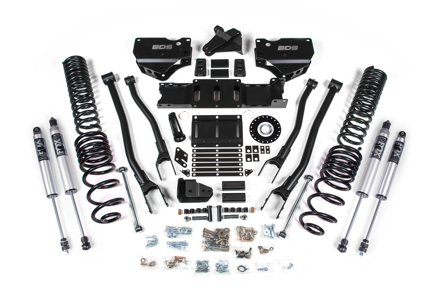 2025 Ram 2500 4WD (Diesel) 4 Inch 4-Link Lift Kit W/ Indexing Ring, 2.5 Inch Rear Lift, Coil Spring BDS Suspension-3