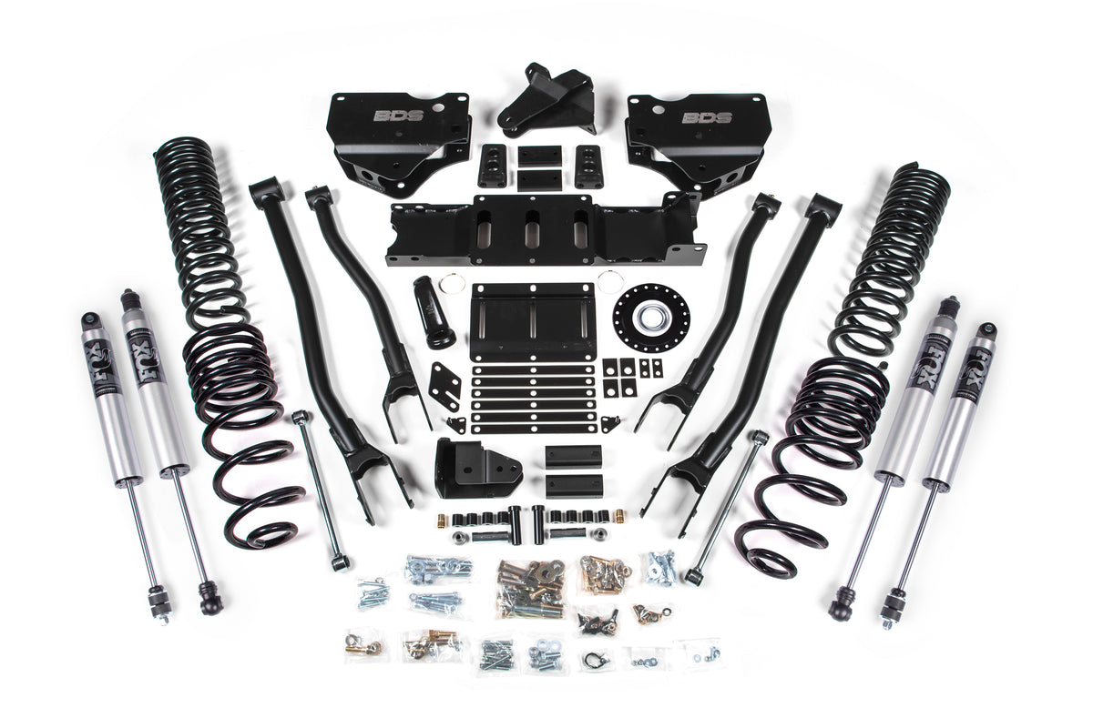 2025 Ram 2500 4WD (Diesel) 4 Inch 4-Link Lift Kit W/ Indexing Ring, 2.5 Inch Rear Lift, Coil Spring BDS Suspension-3