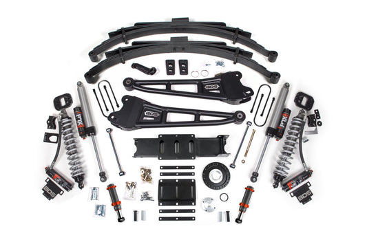 13-18 Ram 3500 (Diesel) 6 Inch Coilover Conversion Kit, 4.5 Inch Rear Lift, Leaf Spring, 8 Bolt - Fox 2.5 Performance Elite Series C/O + Fox 2.0 IFP Bump Stop, Fox 2.5 Performance Elite Series Shocks BDS Suspension
