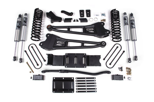 25-26 Ram 3500 4WD (Diesel) 4 Inch Radius Arm Lift Kit, 3 Inch Rear Lift w/ Overload, Block BDS Suspension