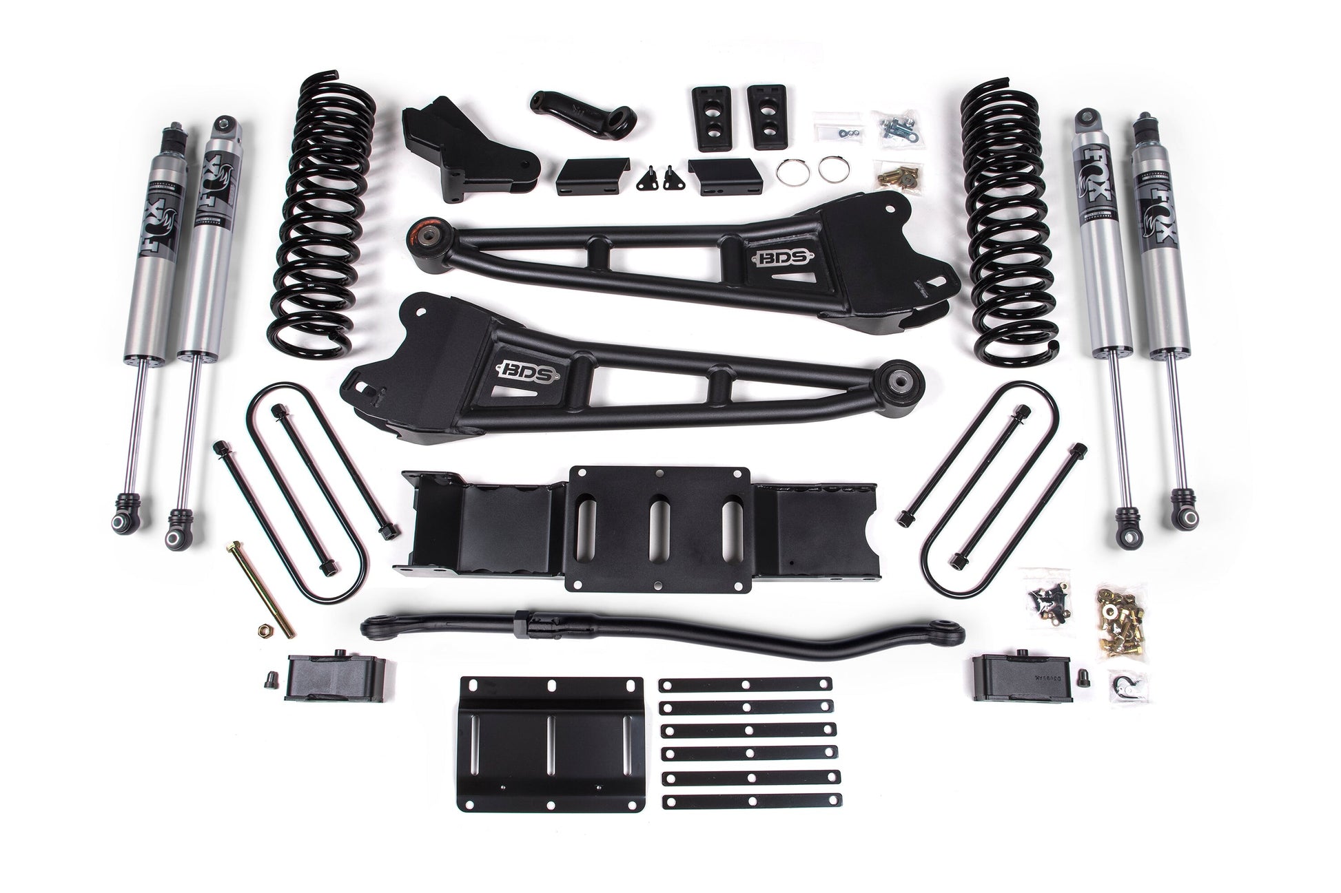 25-26 Ram 3500 4WD (Diesel) 4 Inch Radius Arm Lift Kit, 2 Inch Rear Lift w/o Overload, Block BDS Suspension