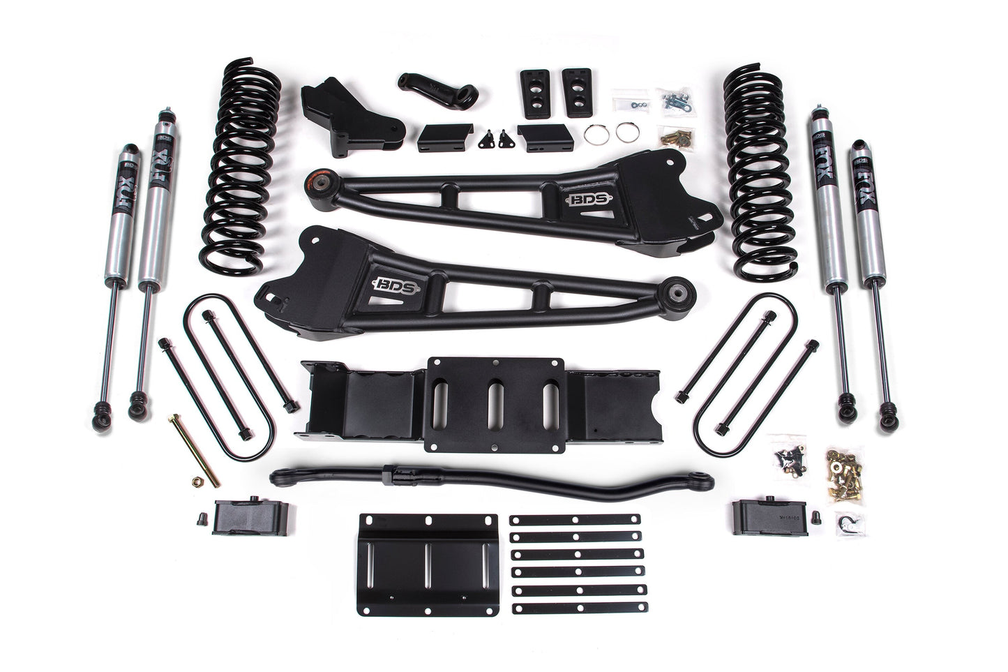25-26 Ram 3500 4WD (Diesel) 4 Inch Radius Arm Lift Kit, 3 Inch Rear Lift, Block W/ OE Air Assist BDS Suspension-2