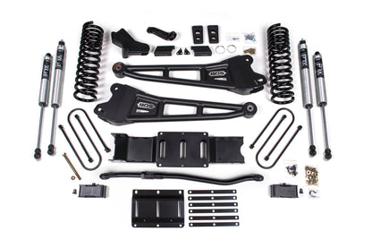 25-26 Ram 3500 4WD (Diesel) 4 Inch Radius Arm Lift Kit, 3 Inch Rear Lift, Block W/ OE Air Assist BDS Suspension-2