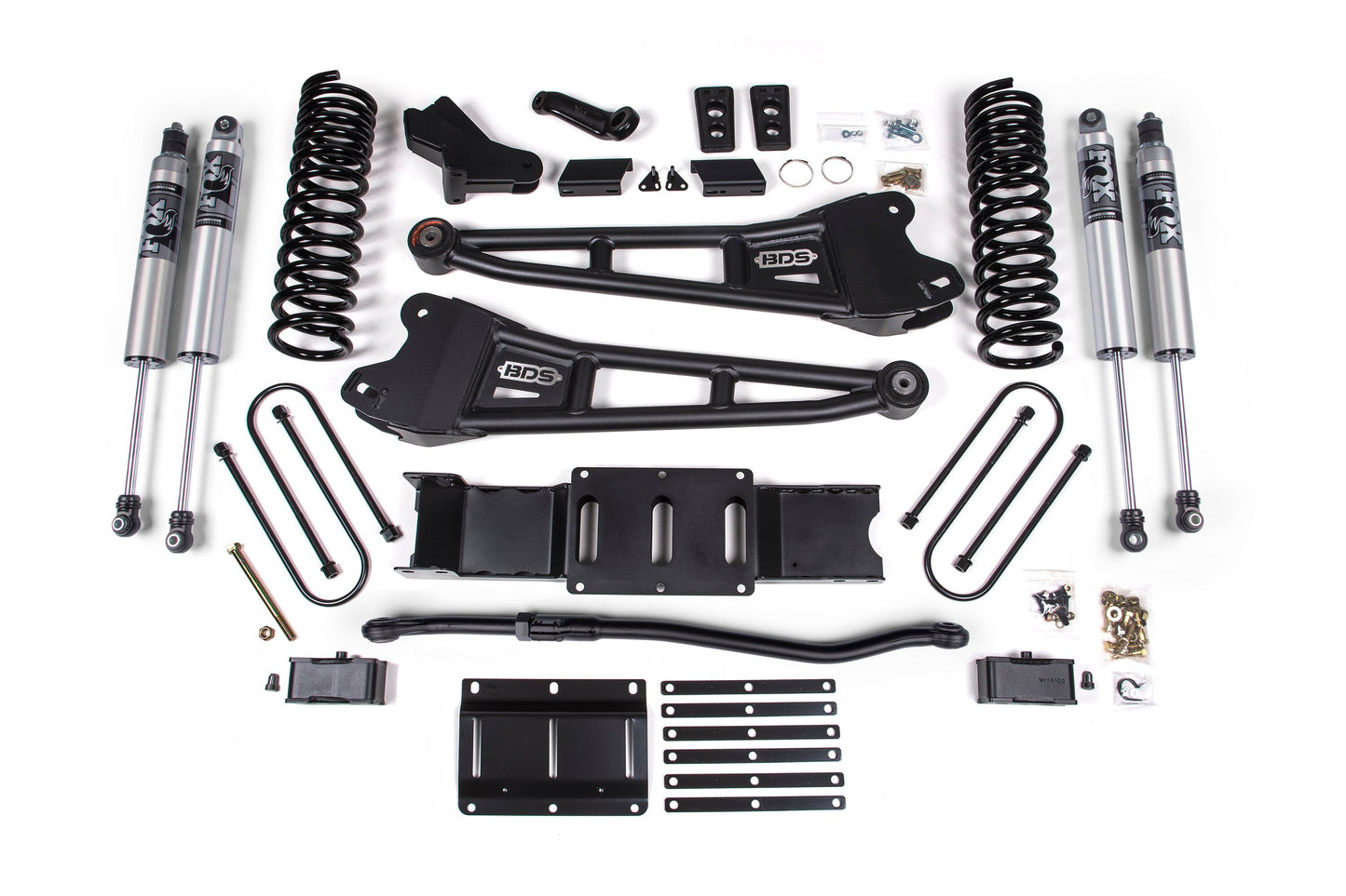 25-26 Ram 3500 4WD (Diesel) 4 Inch Radius Arm Lift Kit, 3 Inch Rear Lift, Block W/ OE Air Assist BDS Suspension
