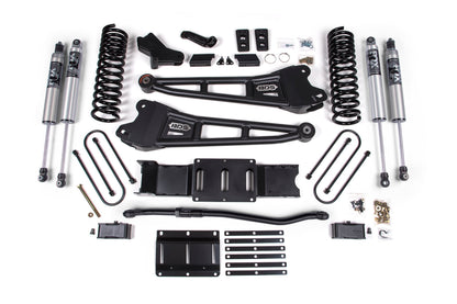 25-26 Ram 3500 4WD (Diesel) 4 Inch Radius Arm Lift Kit, 3 Inch Rear Lift, Block W/ OE Air Assist BDS Suspension