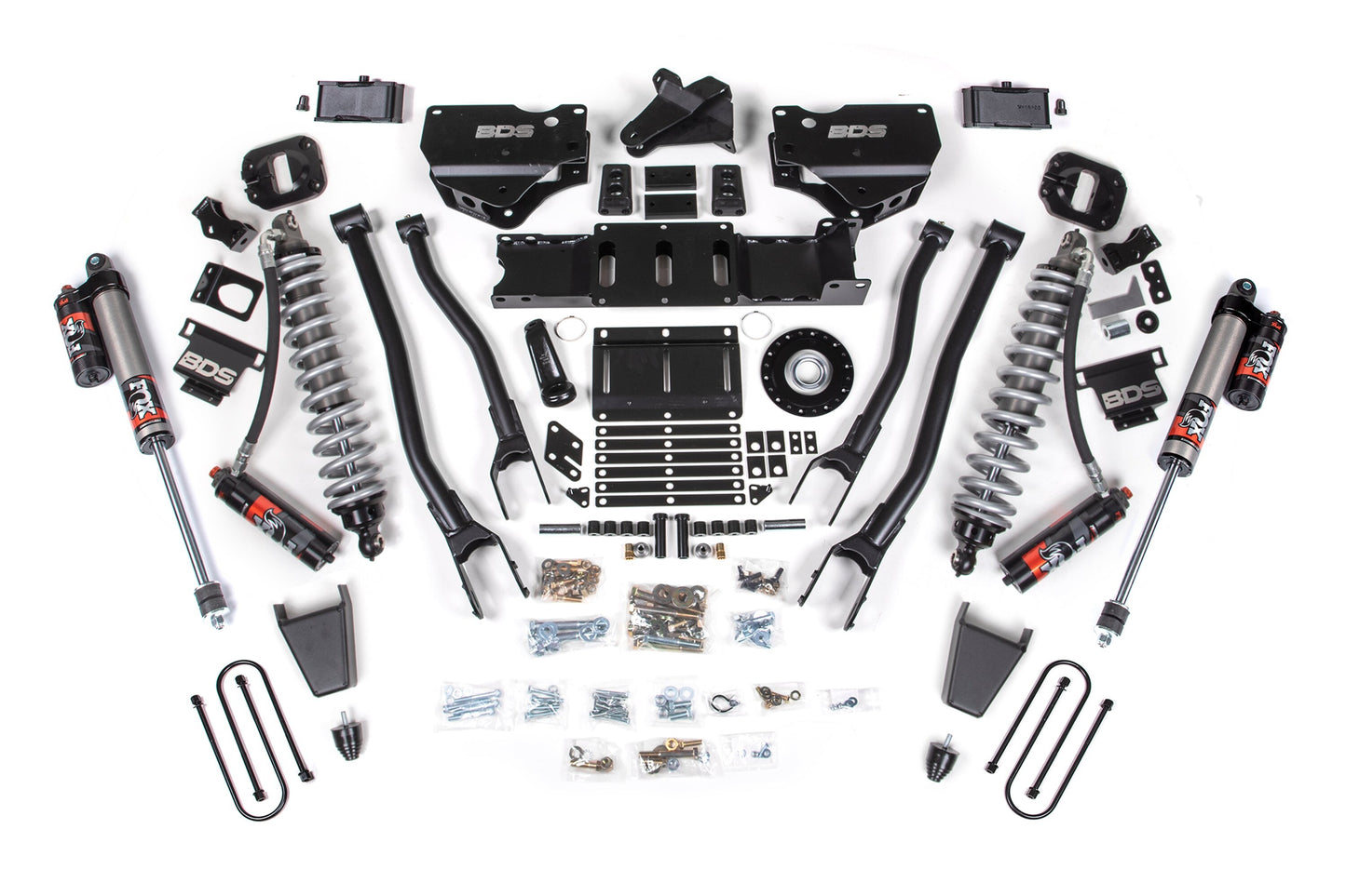 25-26 Ram 3500 (Diesel) 4 Inch 4-Link Lift Kit, 2 Inch Rear Lift, Block W/O Overload BDS Suspension-2