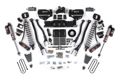 25-26 Ram 3500 (Diesel) 4 Inch 4-Link Lift Kit, 2 Inch Rear Lift, Block W/O Overload BDS Suspension-2