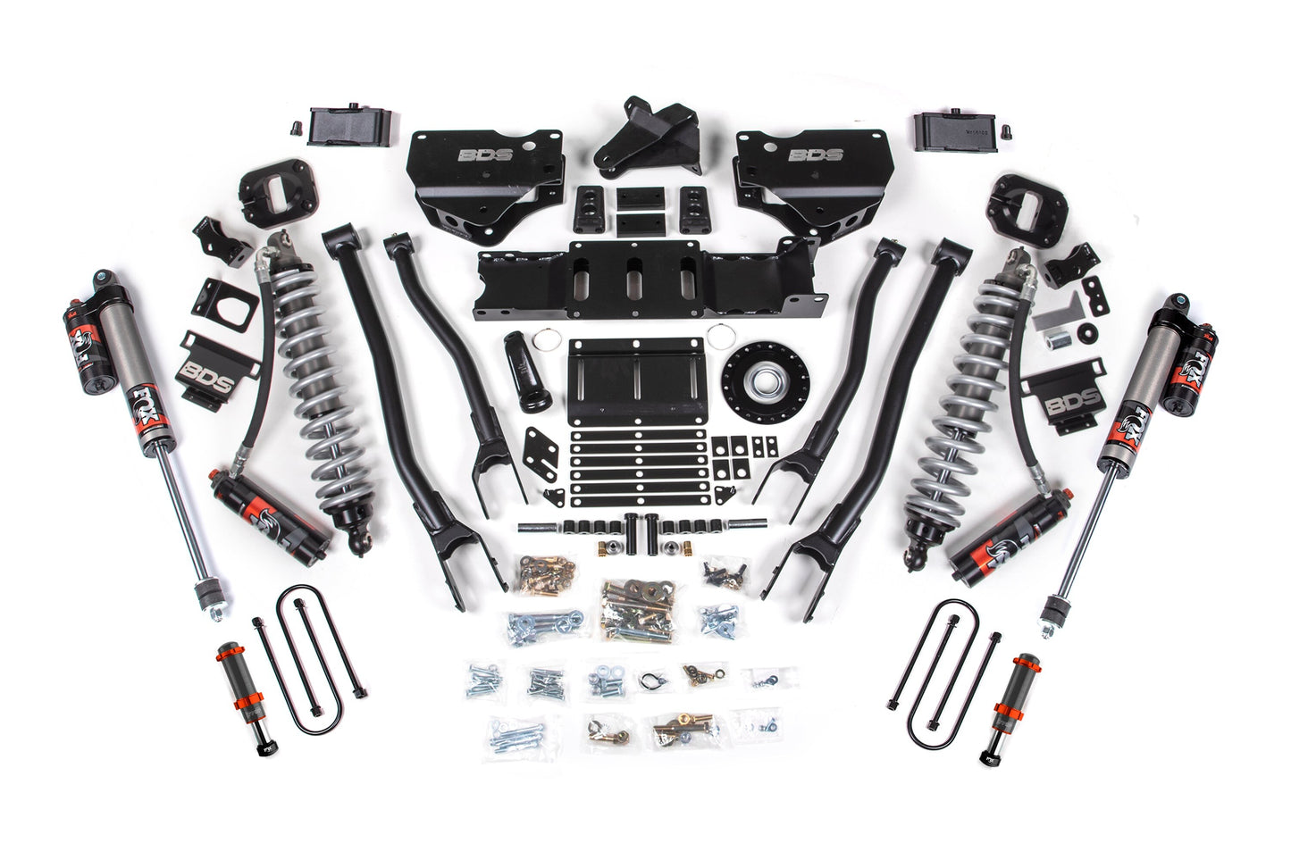 25-26 Ram 3500 (Diesel) 4 Inch 4-Link Lift Kit, 2 Inch Rear Lift, Block W/O Overload BDS Suspension-1