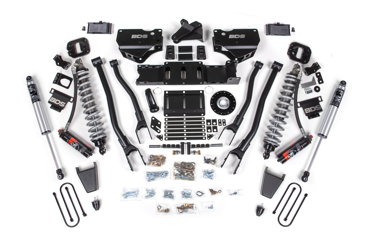 25-26 Ram 3500 (Diesel) 4 Inch 4-Link Lift Kit, 2 Inch Rear Lift, Block W/O Overload BDS Suspension
