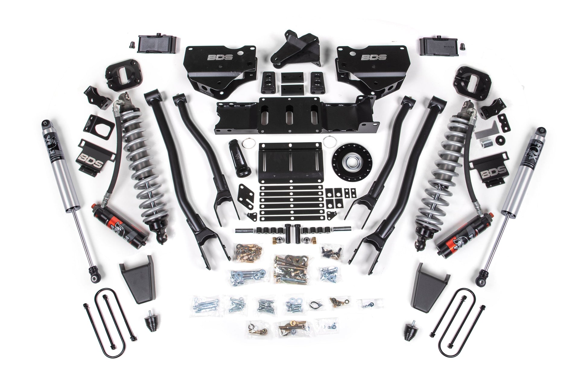 25-26 Ram 3500 (Diesel) 4 Inch 4-Link Lift Kit, 2 Inch Rear Lift, Block W/O Overload BDS Suspension