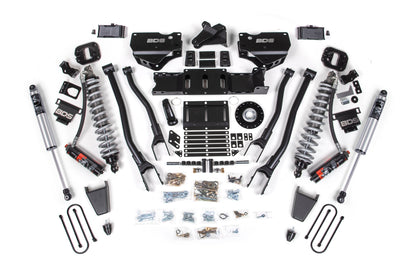 25-26 Ram 3500 (Diesel) 4 Inch 4-Link Lift Kit, 2 Inch Rear Lift, Block W/O Overload BDS Suspension