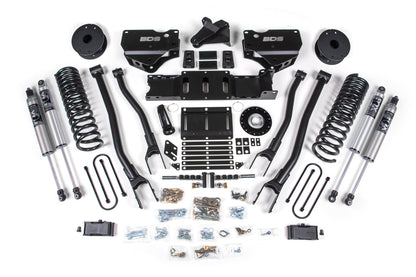 25-26 Ram 3500 (Diesel) 4 Inch 4-Link Lift Kit W/ Indexing Ring, 2 Inch Rear Lift w/o Overload, Block - NX2 Shocks BDS Suspension