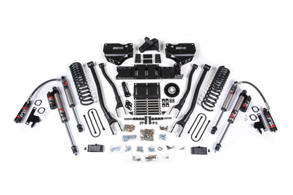 25-26 Ram 3500 (Diesel) 4 Inch 4-Link Lift Kit W/ Indexing Ring, 2 Inch Rear Lift w/ Overload, Block BDS Suspension