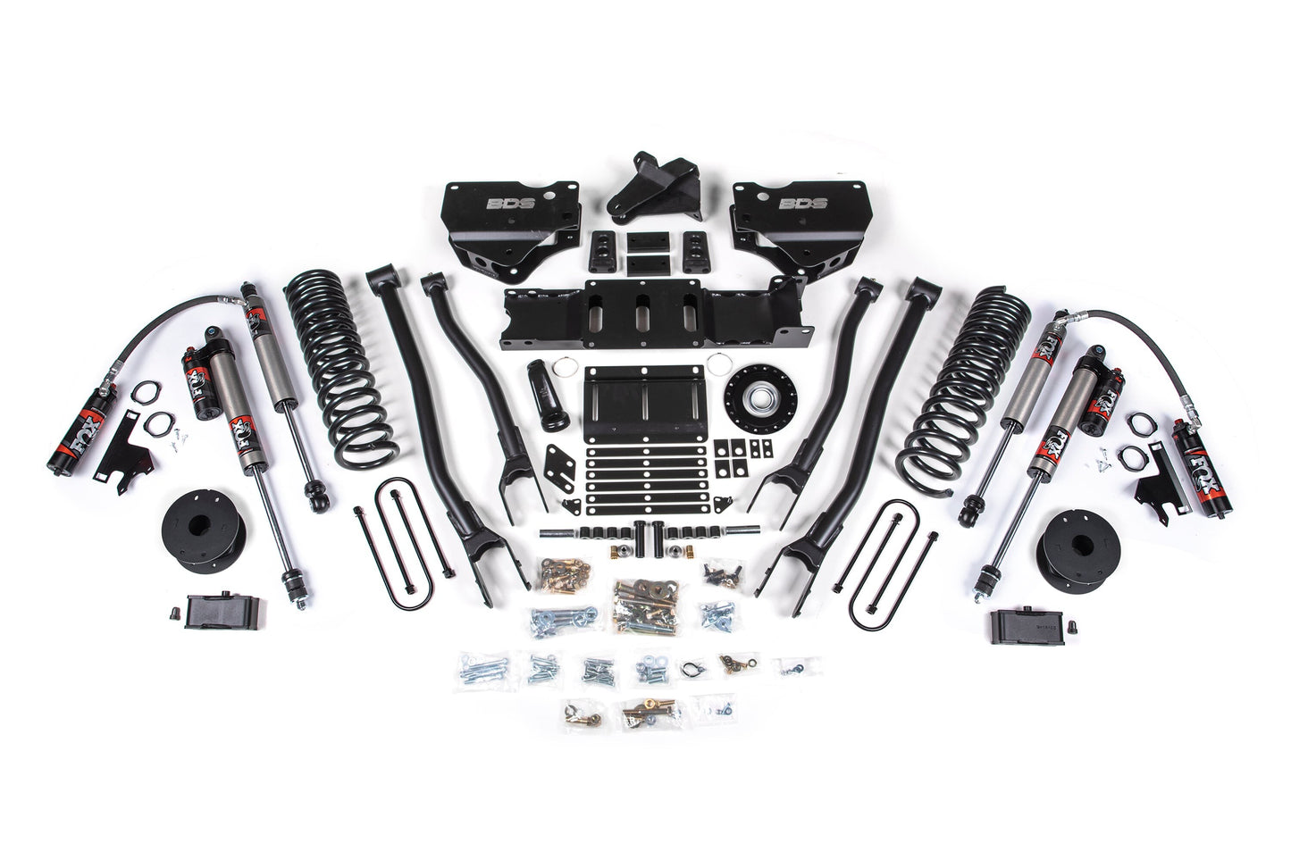 25-26 Ram 3500 (Gas) 4 Inch 4-Link Lift Kit W/ Indexing Ring, 3 Inch Rear Lift, OE Air Bag BDS Suspension-1