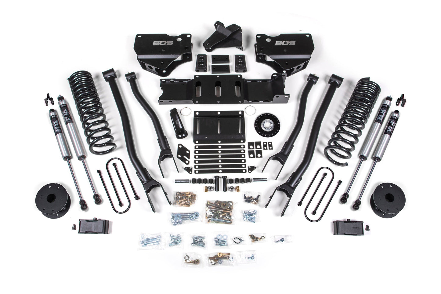 25-26 Ram 3500 (Gas) 4 Inch 4-Link Lift Kit W/ Indexing Ring, 3 Inch Rear Lift, OE Air Bag BDS Suspension-2