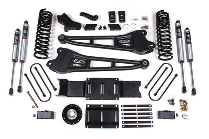 25-26 Ram 3500 (Diesel) 4 Inch Radius Arm Lift Kit W/ Indexing Ring, 3 Inch Rear Lift w/ Overload, Block BDS Suspension-2