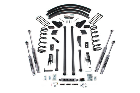 4.5 Inch Lift Kit Long Arm Conversion Dodge Ram 2500/3500 94-99 4WD Leaf Springs BDS Suspension