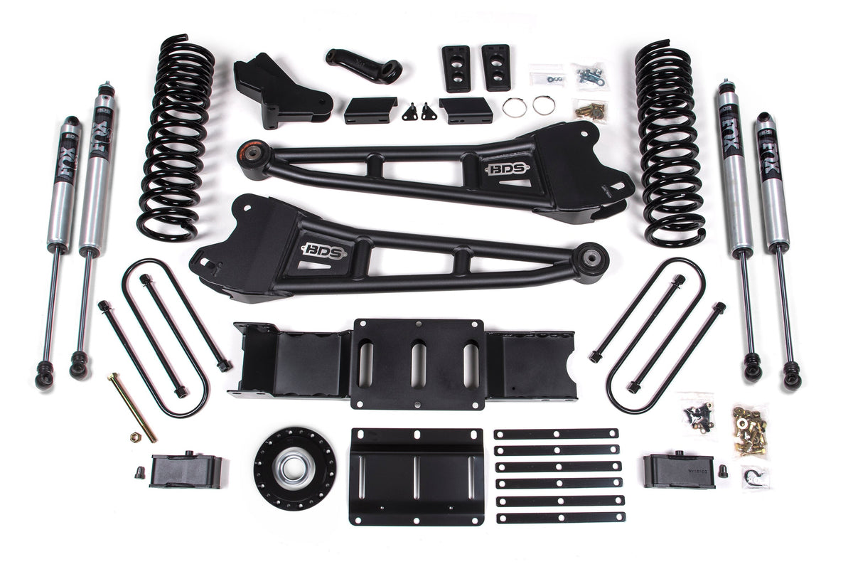 25-26 Ram 3500 (Gas) 4 Inch Radius Arm Lift Kit W/ Indexing Ring, 2 Inch Rear Lift w/o Overload, Block BDS Suspension-2
