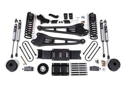 25-26 Ram 3500 (Gas) 4 Inch Radius Arm Lift Kit W/ Indexing Ring, 3 Inch Rear Lift, OE Air Bag BDS Suspension-2