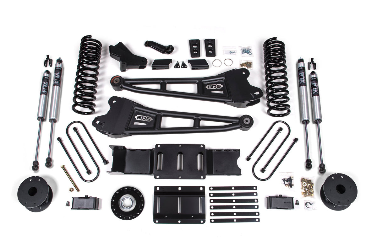 25-26 Ram 3500 (Gas) 4 Inch Radius Arm Lift Kit W/ Indexing Ring, 3 Inch Rear Lift, OE Air Bag BDS Suspension-2