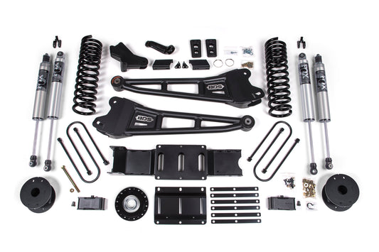 25-26 Ram 3500 (Gas) 4 Inch Radius Arm Lift Kit W/ Indexing Ring, 3 Inch Rear Lift, OE Air Bag BDS Suspension
