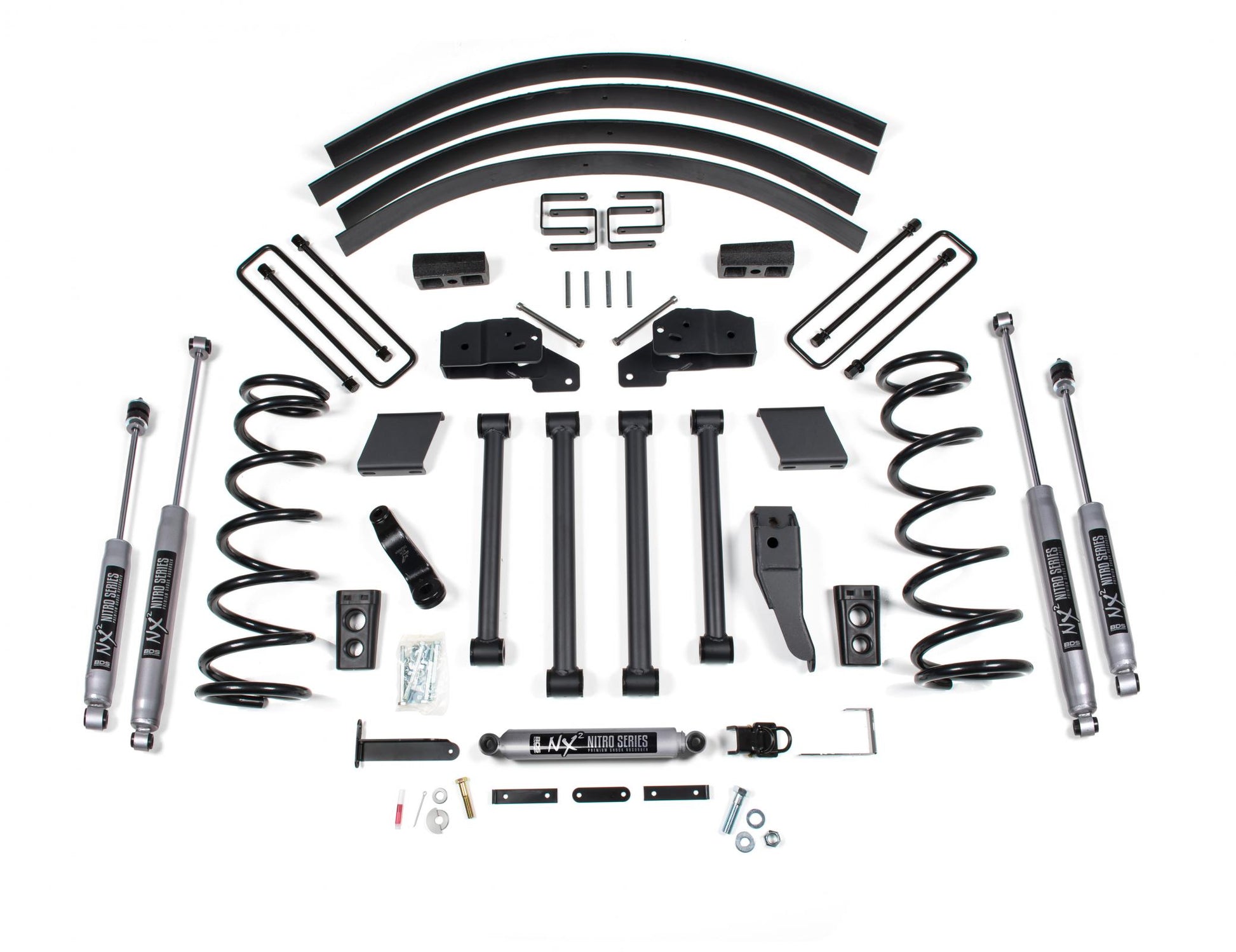 5 Inch Lift Kit Dodge Ram 2500/3500 00-02 4WD Block Kit Without Factory Overload BDS Suspension