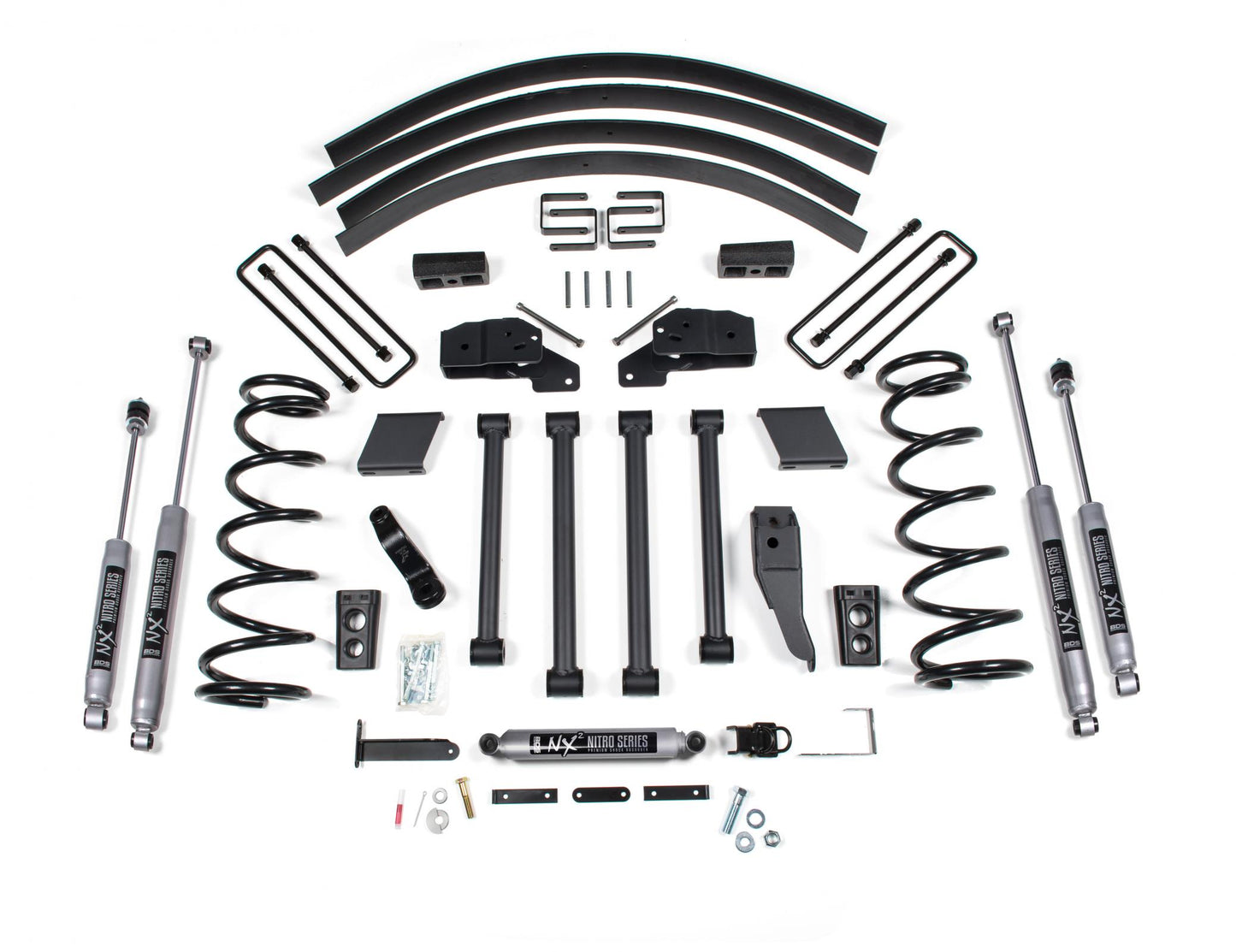 5 Inch Lift Kit Dodge Ram 2500/3500 00-02 4WD Block Kit With Factory Overload BDS Suspension-1
