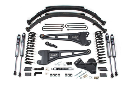 5 Inch Lift Kit w/ Radius Arm Ford F250/F350 Super Duty 23-24 4WD Diesel Leaf Springs BDS Suspension-2
