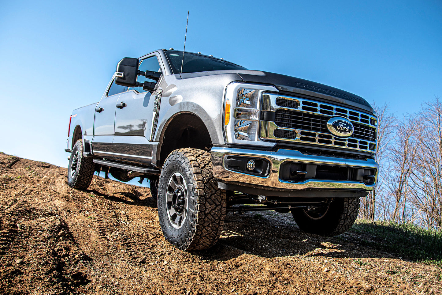 5 Inch Lift Kit w/ Radius Arm Ford F250/F350 Super Duty 23-24 4WD Gas Leaf Springs BDS Suspension