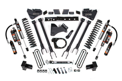 7 Inch Lift Kit w/ 4-Link Ford F250/F350 Super Duty 20-22 4WD Diesel BDS Suspension