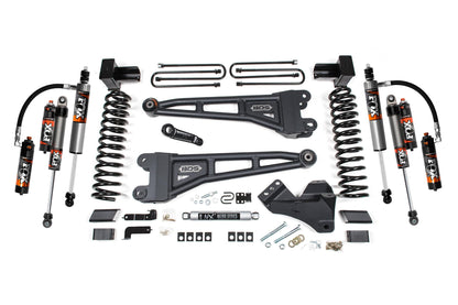 4 Inch Lift Kit w/ Radius Arm Ford F250/F350 Super Duty 17-19 4WD Gas 5 Inch Block 3 Leaf Main BDS Suspension