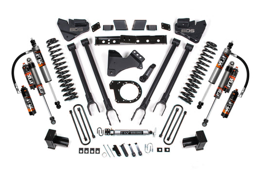 6 Inch Lift Kit 4-Link Conversion Ford F250/F350 Super Duty 17-19 4WD Diesel 5 Inch Block w/3 Leaf Main BDS Suspension