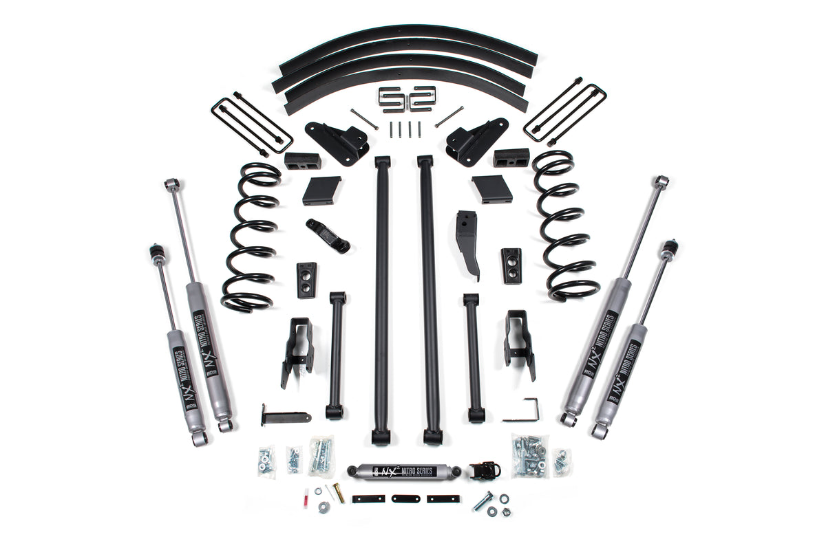 5 Inch Lift Kit Long Arm Conversion Dodge Ram 2500/3500 00-02 4WD Leaf Springs BDS Suspension-1