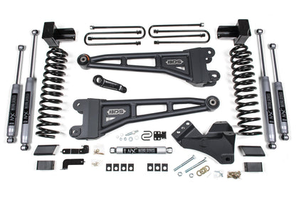 5 Inch Lift Kit w/ Radius Arm Ford F250/F350 Super Duty 23-24 4WD Diesel 5 Inch Block with 2 Leaf Main BDS Suspension