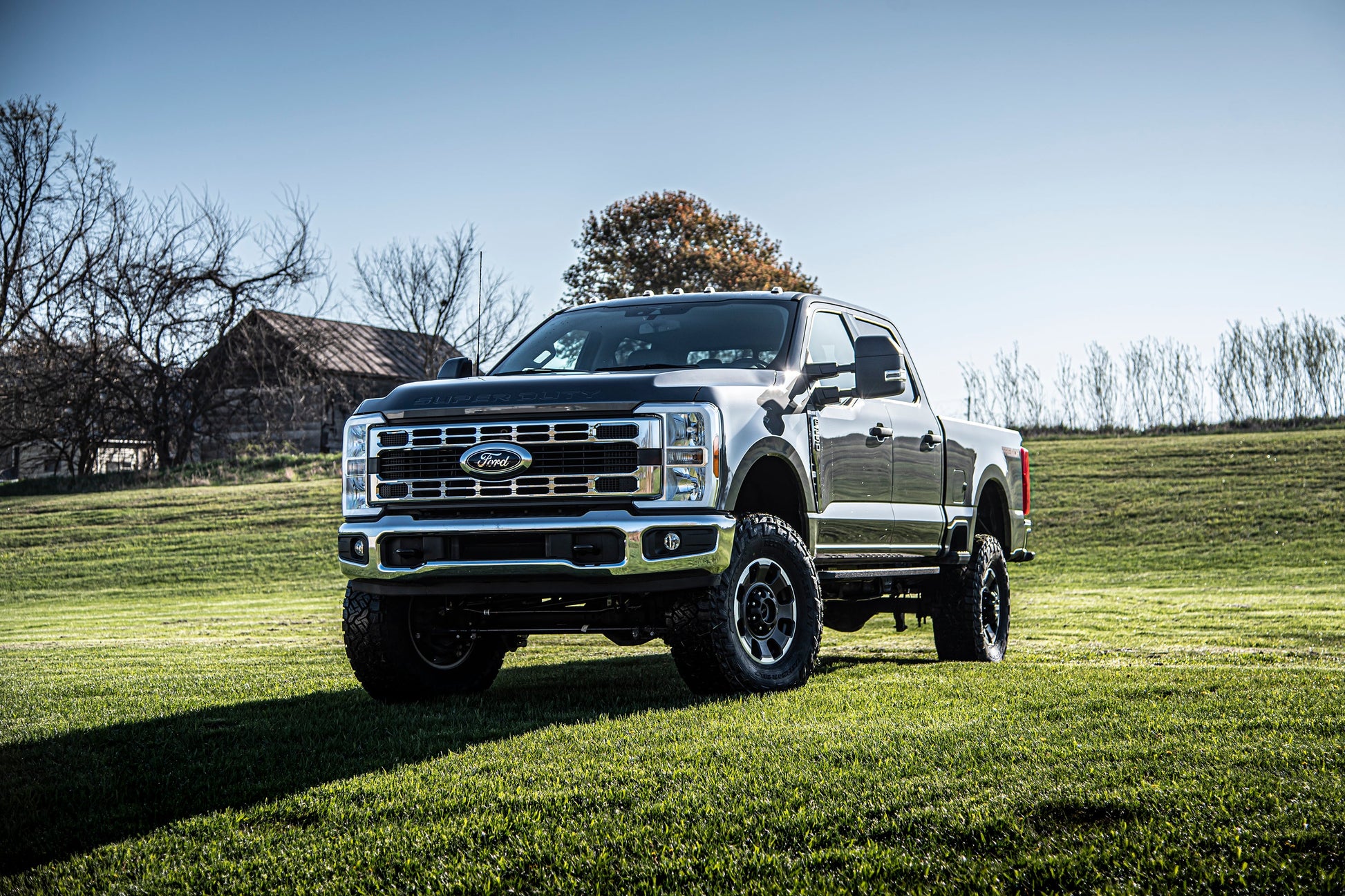 23-26 Ford F-250/F-350 Super Duty 4WD 5 Inch 4-Link Lift Kit, 3 Inch Rear, Block, Diesel - Fox 2.5 IFP Performance Series BDS Suspension