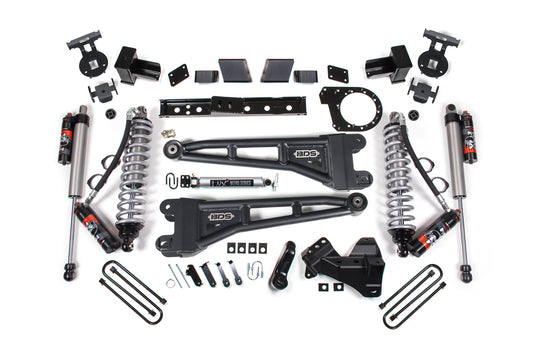 23-26 Ford F-350 DRW 4WD 7 Inch Radius Arm Lift Kit, 5 Inch Rear, Block, Diesel - Fox 2.5 Performance Elite Series C/O Front, Fox 2.5 IFP Performance Series Rear Shocks BDS Suspension
