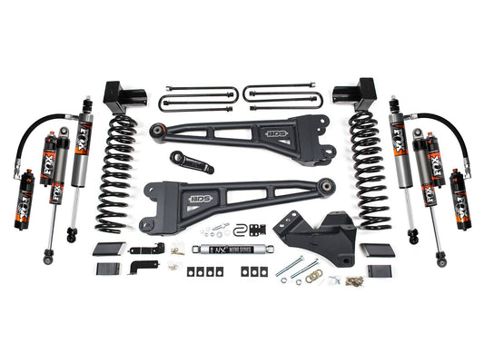 23-26 Ford F-350 DRW 4WD 5 Inch Radius Arm Lift Kit, 3 Inch Rear, Block, Diesel - Fox 2.5 Performance Elite Series Front and Rear Shocks BDS Suspension