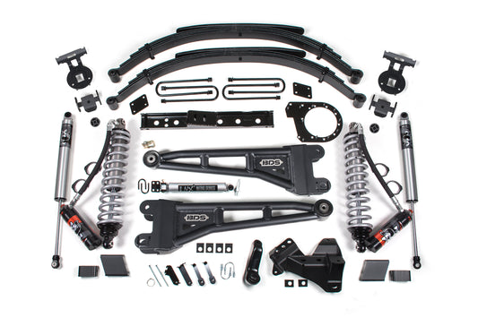 23-26 Ford F-350 DRW 4WD 5 Inch Radius Arm Lift Kit, 3 Inch Rear, Block, Diesel - Fox 2.0 IFP Performance Series Front and Rear Shocks BDS Suspension