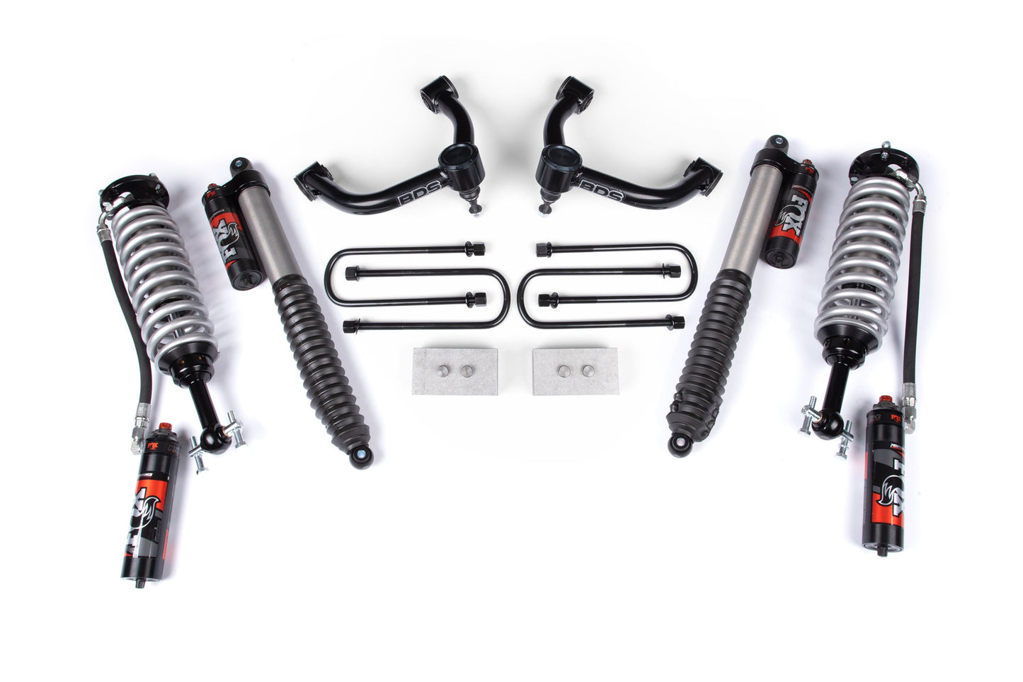 21-25 Ford F-150 3 Inch Lift Kit, Incl/ Sensor UCAs - Fox 2.5 Performance Elite Series C/O Front, Fox 2.0 IFP Performance Elite Series Rear Shocks BDS Suspension
