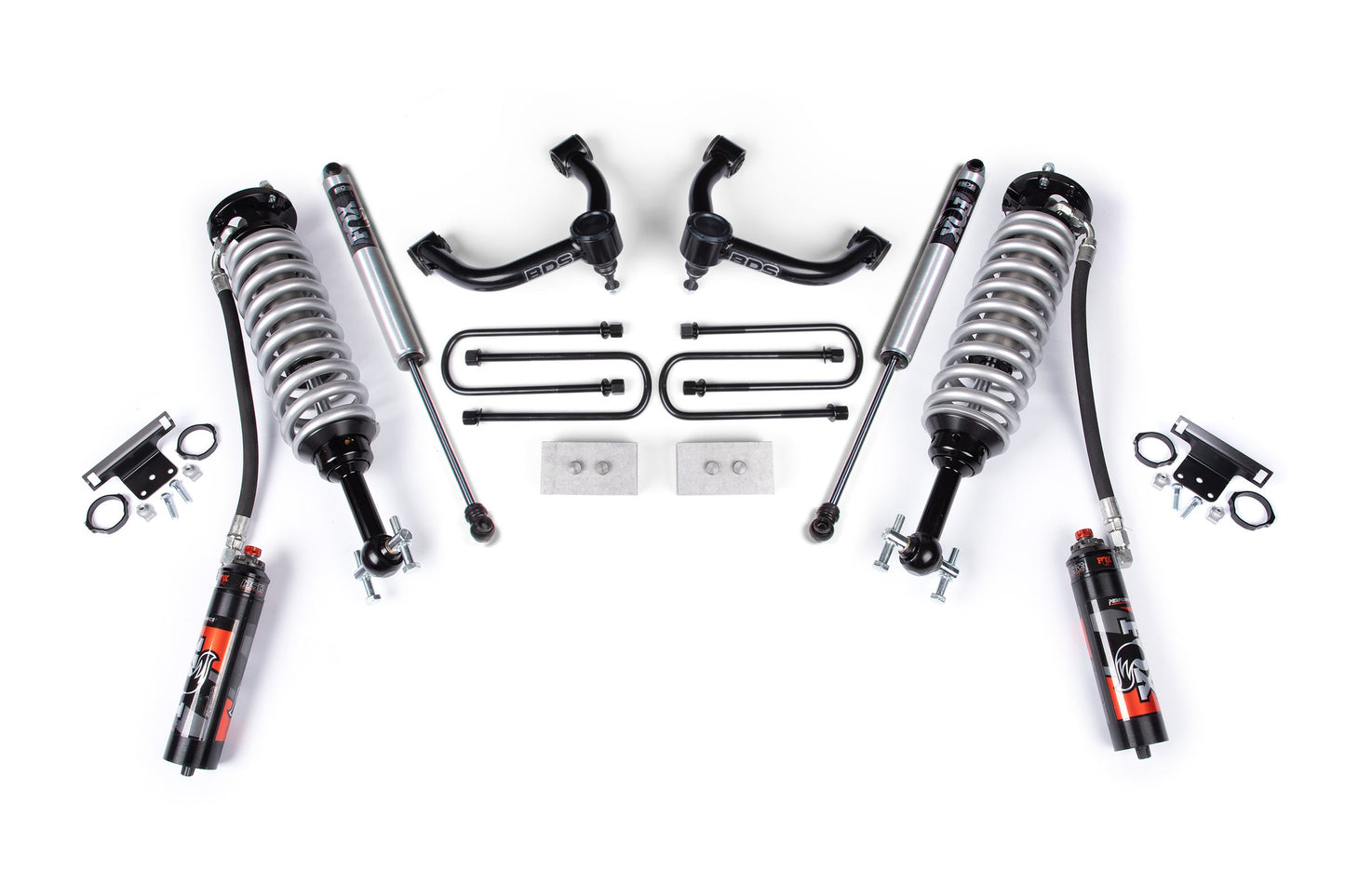 21-25 Ford F-150 3 Inch Lift Kit, Incl/ Sensor UCAs - Fox 2.5 Performance Elite Series C/O Front, Fox 2.0 IFP Performance Series Rear Shocks BDS Suspension