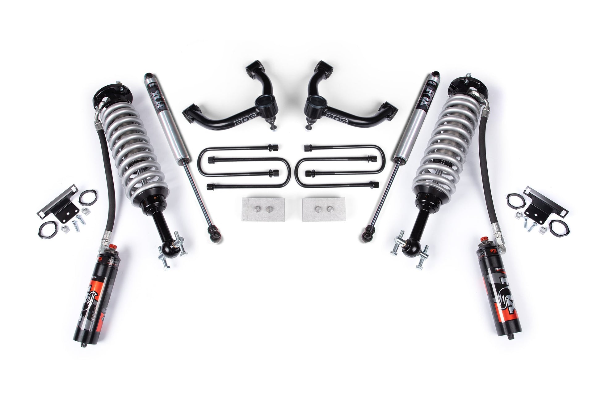 21-25 Ford F-150 3 Inch Lift Kit, Incl/ Sensor UCAs - Fox 2.5 Performance Elite Series C/O Front, Fox 2.0 IFP Performance Series Rear Shocks BDS Suspension