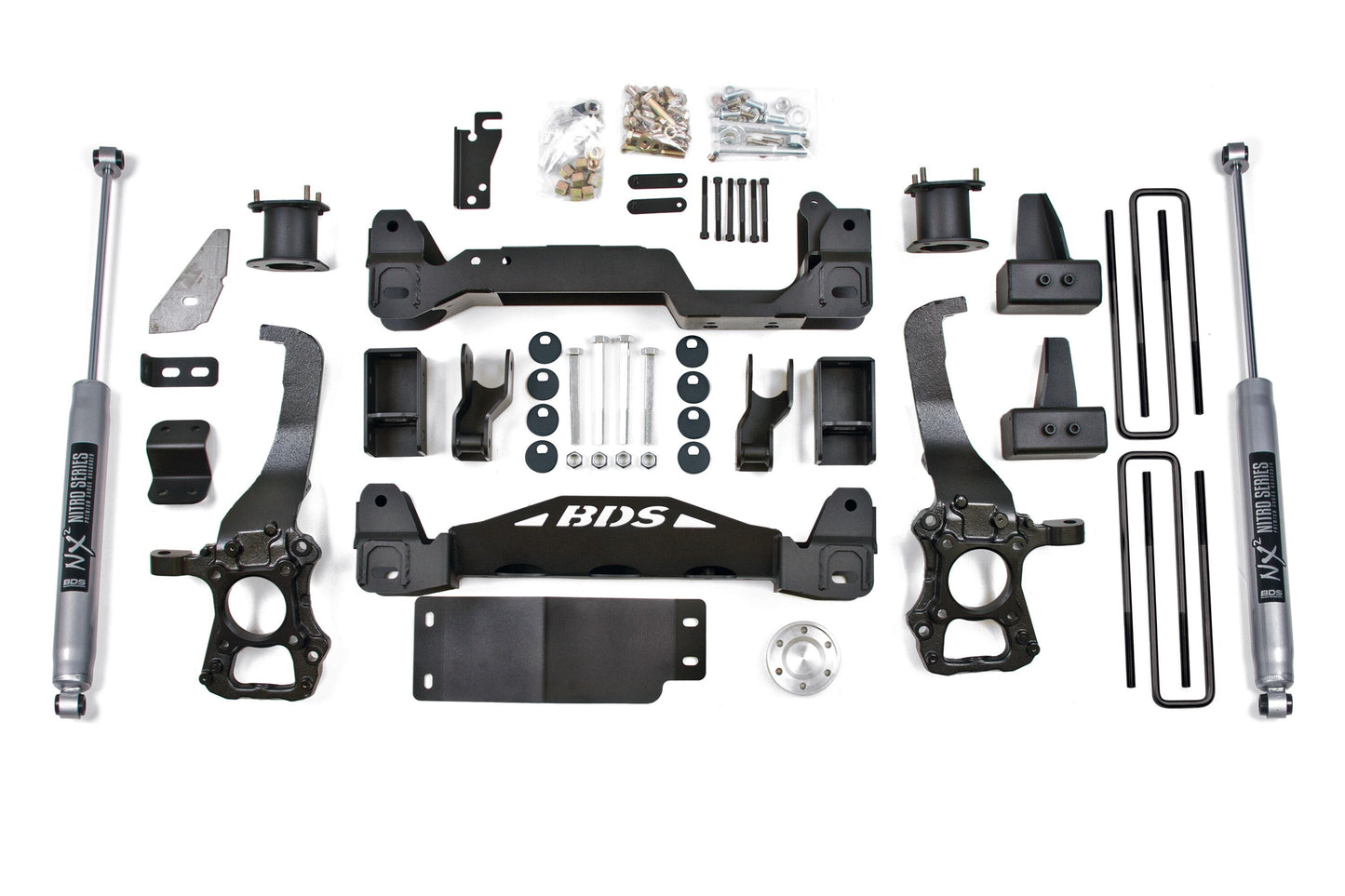09-13 Ford F150 4WD 6 Inch Lift Kit, 4 Inch Rear Lift, Block BDS Suspension-1