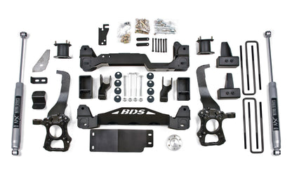 09-13 Ford F150 4WD 6 Inch Lift Kit, 4 Inch Rear Lift, Block BDS Suspension-1