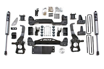 09-13 Ford F150 4WD 6 Inch Lift Kit, 3 Inch Rear Lift, Block BDS Suspension