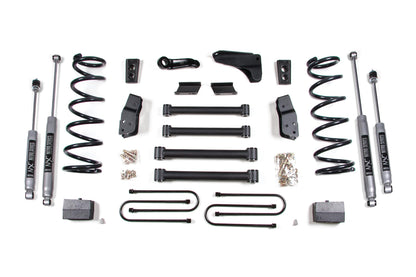 6 Inch Lift Kit Dodge Ram 1500 Mega Cab 06-07 4WD 4 Inch Block 3.5 Inch Axle BDS Suspension-1
