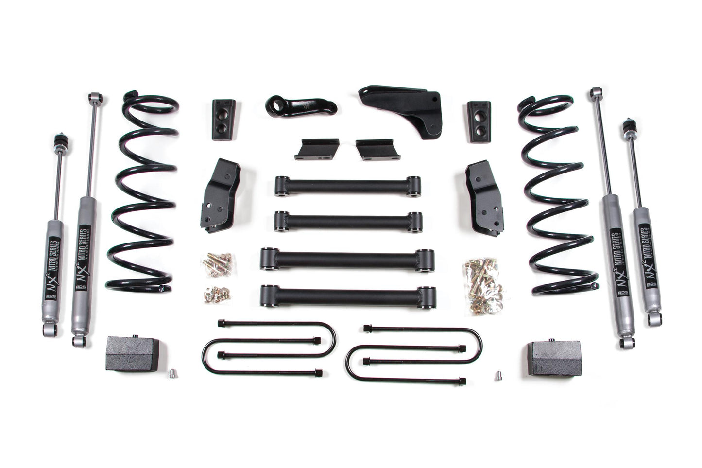 6 Inch Lift Kit Dodge Ram 1500 Mega Cab 06-07 4WD Leaf Springs 3.5 Inch Axle BDS Suspension-1