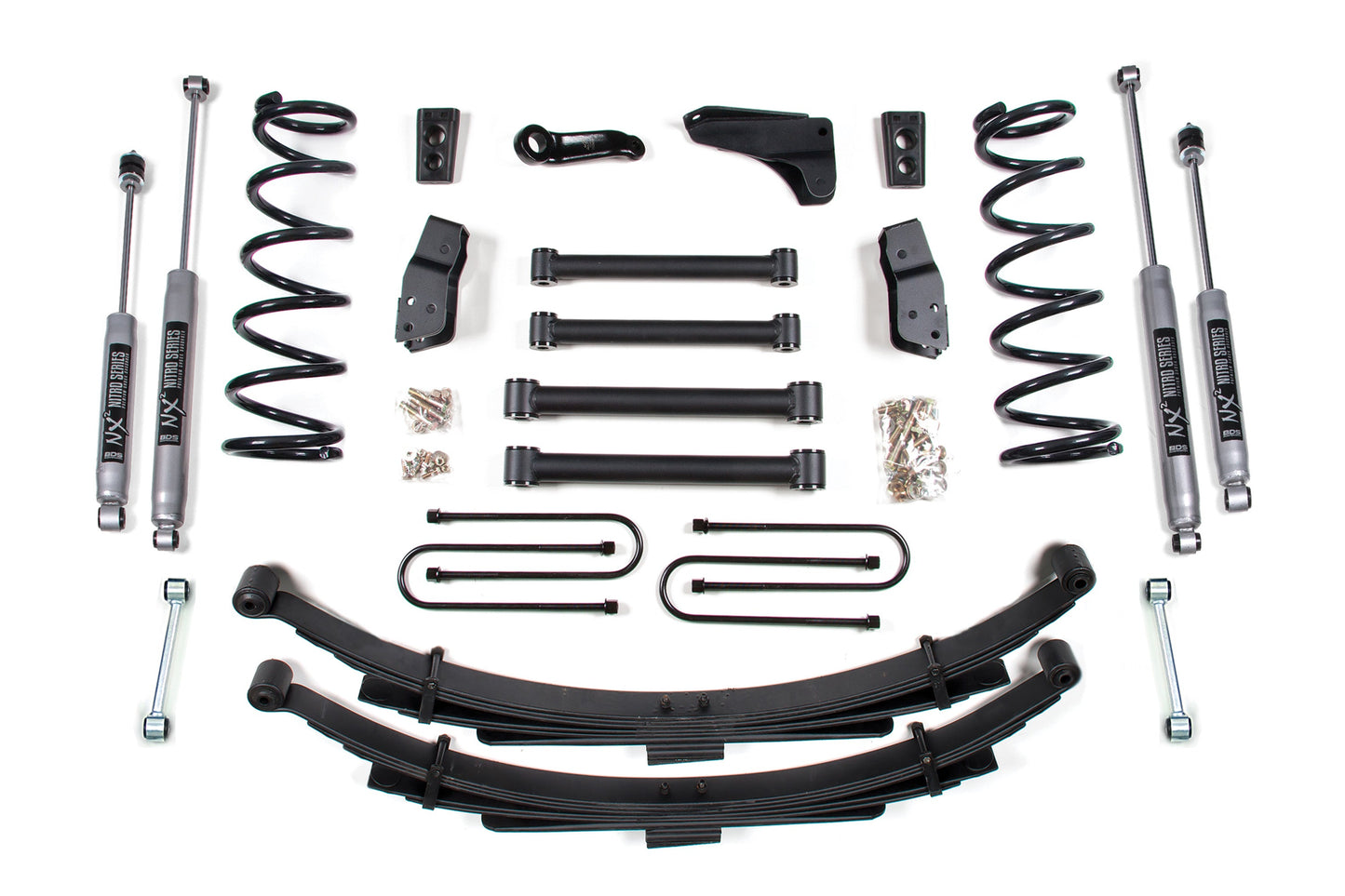 08 Dodge Power Wagon 4 Inch Lift Kit Block w/4 Inch Axle - Fox 2.0 IFP Performance Series Shocks BDS Suspension