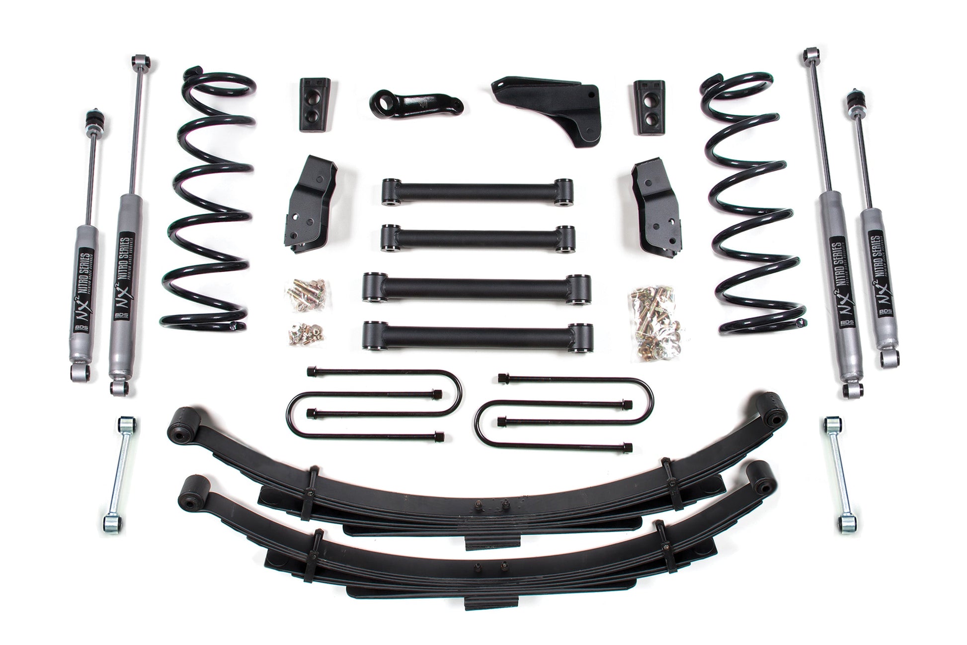 08 Dodge Power Wagon 4 Inch Lift Kit Block w/4 Inch Axle - Fox 2.0 IFP Performance Series Shocks BDS Suspension