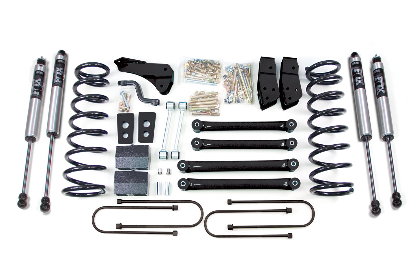 08 Dodge Power Wagon 4 Inch Lift Kit Block w/4 Inch Axle - NX2 Nitro Series Shocks BDS Suspension